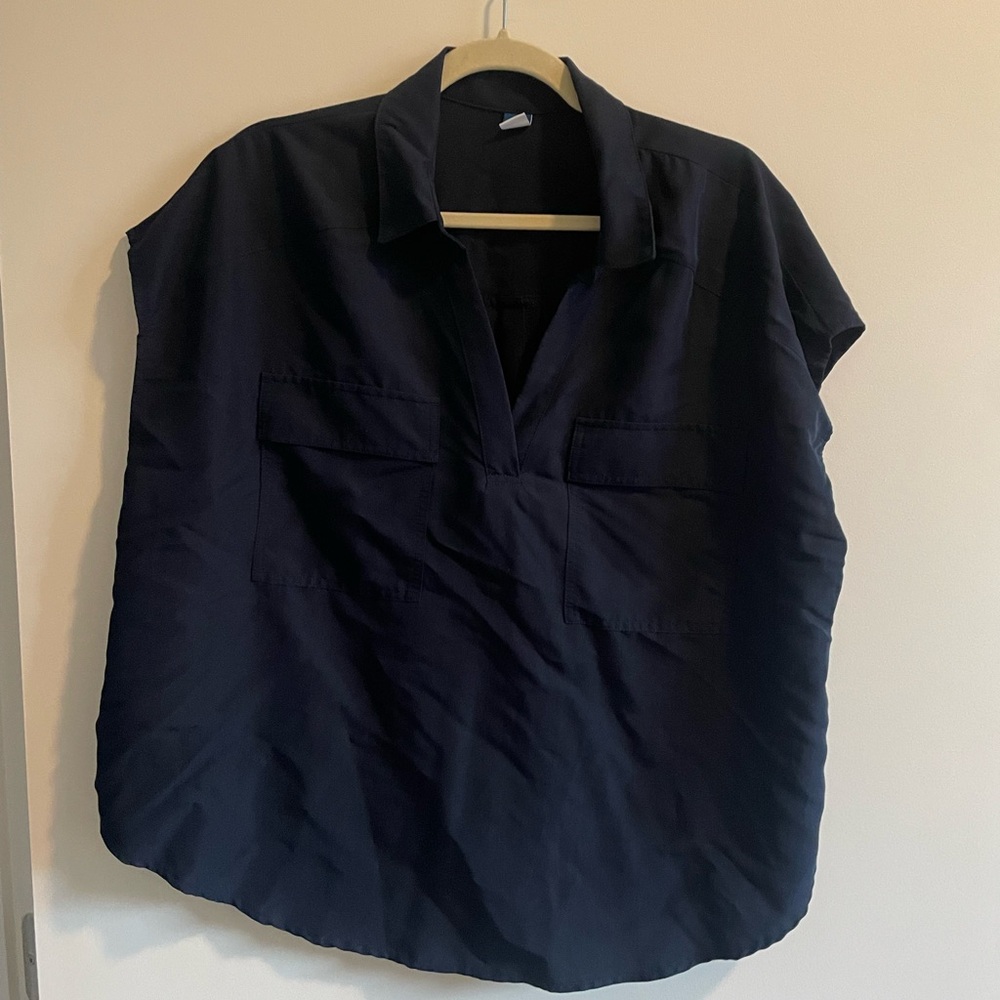 Old Navy Dark Blue Women's Blouse